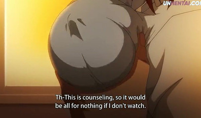 Redhead schoolgirl licked and dicked down hardcore in a hentai