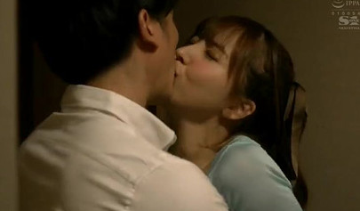 Japanese brunette enjoys sloppy oral foreplay before having her hairy pussy railed