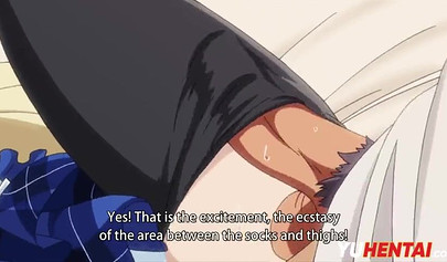 Hentai of a beautiful blonde teen covered in jizz after hardcore pounding