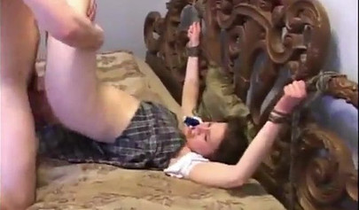 Nubile schoolgirl pretends she doesn't like sex so she gets roughly fucked