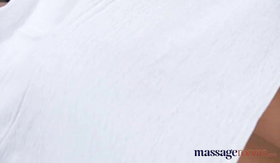 Massage with a pleasant yet rough banging session for a cute teen