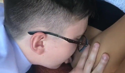 Teen maid enjoys some rough slamming with her boss' massive chad cock