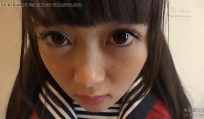 After school fondling for an adorable Japanese teen schoolgirl that loves it