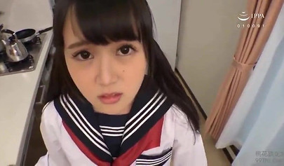 After school fondling for an adorable Japanese teen schoolgirl that loves it