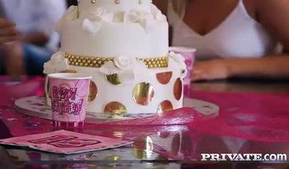 Wonderful orgy with petite and horny teens and massive rock hard cocks