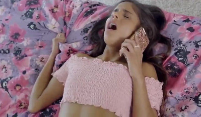 Bratty teen services a massive cock with her mouth and wet cunt