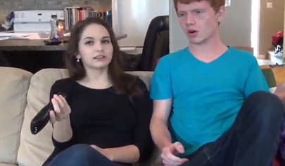 Petite brunette teen eats nasty cum after getting fucked like a hoe