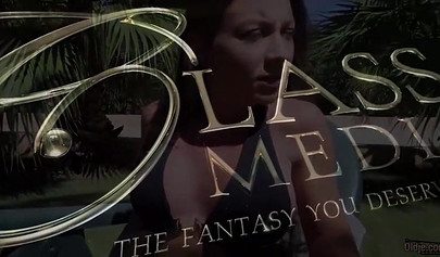 Old man gets his dick sucked and fucked by a brunette nubile