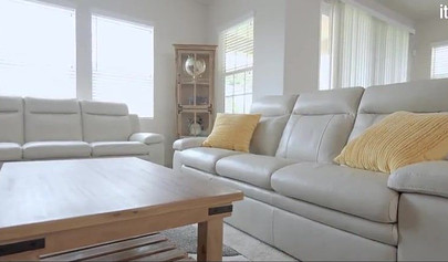 Deep throat suction and pussy stuffing for a very cute teen stepsister