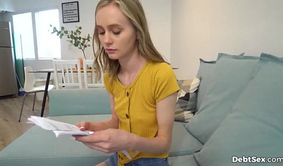 Tiny petite teen slobbers over a BBC and lets it plow her