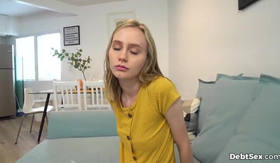 Tiny petite teen slobbers over a BBC and lets it plow her