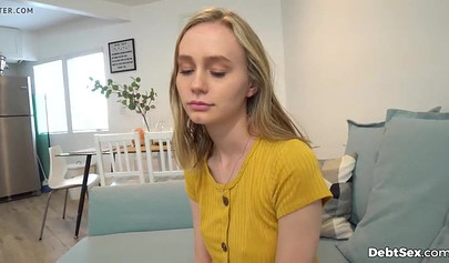 Tiny petite teen slobbers over a BBC and lets it plow her