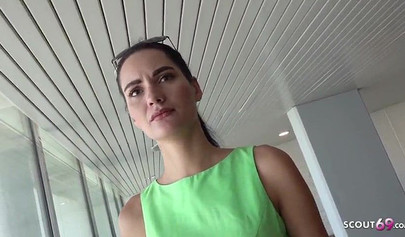 Nubile gets paid to expose herself in public and to get fucked