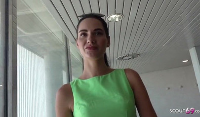 Nubile gets paid to expose herself in public and to get fucked