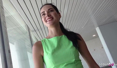 Nubile gets paid to expose herself in public and to get fucked