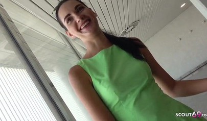 Nubile gets paid to expose herself in public and to get fucked