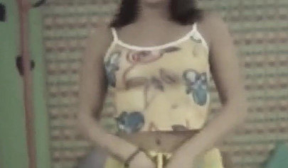 Two adorable teens share a cock and service it with their bodies