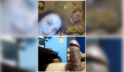Dude jerking off with teens reacting on the webcam in compilation video