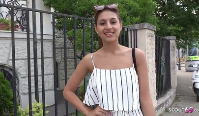 Teen babe gets picked up on the streets only to get fucked