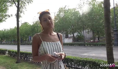 Teen babe gets picked up on the streets only to get fucked