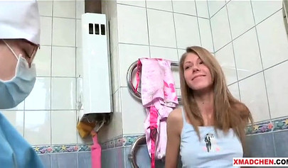 Young babe with a killer body fucked relentlessly in the bathroom