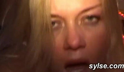 Nubiles having fun with kinky lesbians and big throbbing boners