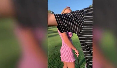 Young hottie teases with big natural tits and gets hammered hard