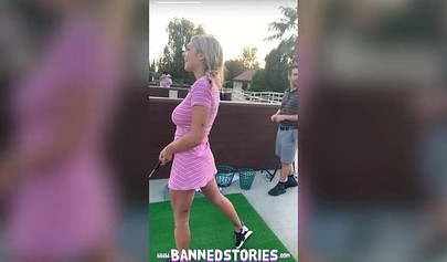 Young hottie teases with big natural tits and gets hammered hard