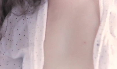 Petite and innocent teenie strips naked to show off her sensual body