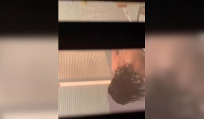 Voluptuous Asian teen wipes her wet naked body after the shower