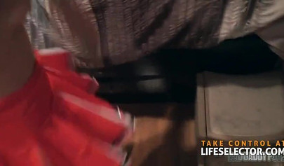 Mesmerizing teen sucks the cock and fucks in her pussy