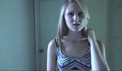 Cute teen with big boobs fucks all over the place