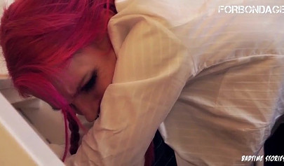 Sensual teen abused and dominated by a perverted older couple