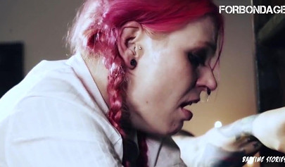 Sensual teen abused and dominated by a perverted older couple