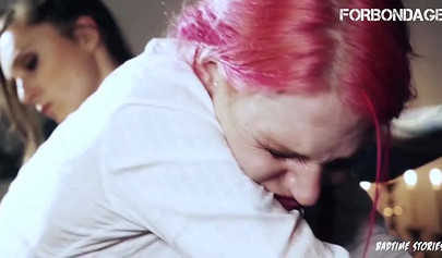 Sensual teen abused and dominated by a perverted older couple