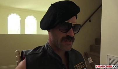 Voluptuous teen choked and abused while the older man fucks her