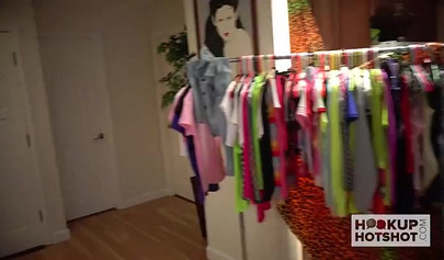 Spoiled whore with big boobs fucks nasty until she gets the cum