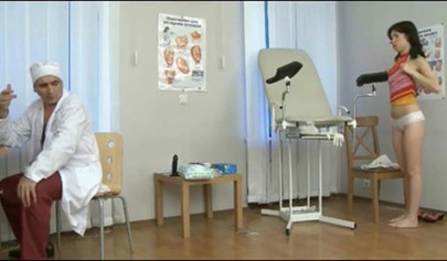 18 year old woman enjoys getting stuffed by her well endowed gynecologist