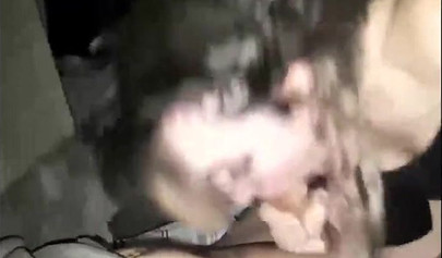Excellent cock suction from a promiscuous teen that enjoys slobbering over cocks