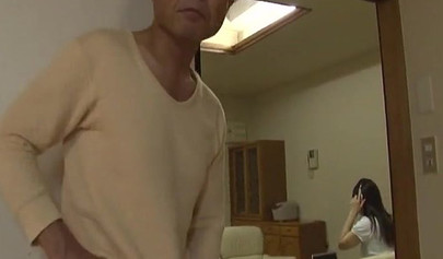 Shy Asian teen babe pleases another man with her sweaty bang hole