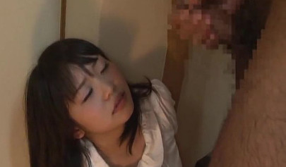 Shy Asian teen babe pleases another man with her sweaty bang hole