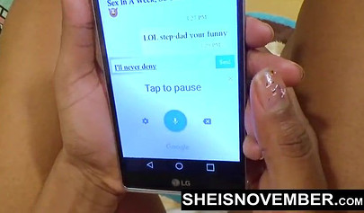 Wicked ebony girl fucks as she learns more about sex