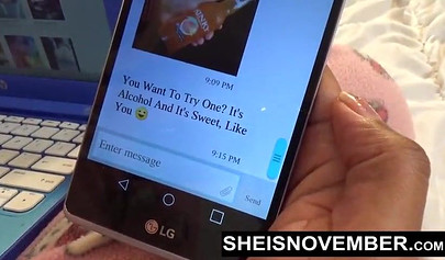 Wicked ebony girl fucks as she learns more about sex