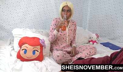 Wicked ebony girl fucks as she learns more about sex