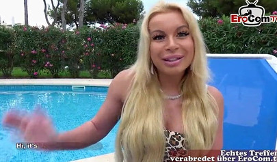 Tattooed MILF with small boobs loves fucking with big men