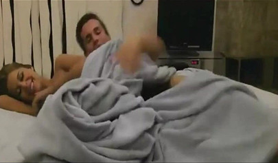 Sensual babe enjoys morning's pussy licking and fucking in bed