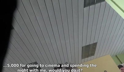 Barely legal babe agrees to suck a dick and ride for cash