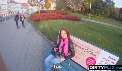 Redhead nubile is ready to suck a dick and take it missionary