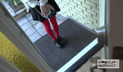 Nubile deepthroats before riding a huge dick reverse cowgirl style