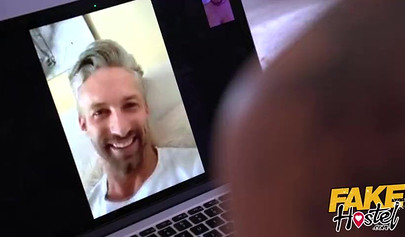 Young babes are enjoying a hard pussy drilling in a threesome